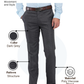 Raymond Men Grey Slim Fit Structure Trouser