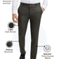 Raymond Men Brown Slim Fit Structure Trouser
