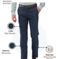 Raymond Men Blue Slim Fit Structure Trouser