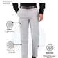 Raymond Men Grey Slim Fit Checks Trouser
