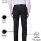 Raymond Men Black Slim Fit Solid Trouser