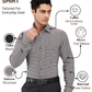 Raymond Men Black Slim Fit Structure Formal Shirt