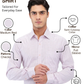 Raymond Men Red Slim Fit Checks Formal Shirt