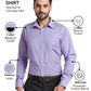 Park Avenue Men Purple Slim Fit Solid Formal Shirt