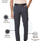 Raymond Men Blue Slim Fit Structure Trouser