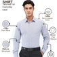 Raymond Men Blue Slim Fit Structure Formal Shirt