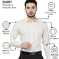 Raymond Men Yellow Slim Fit Checks Formal Shirt