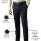 Raymond Men Blue Slim Fit Checks Trouser