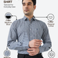 Raymond Men Blue Slim Fit Checks Casual Shirt