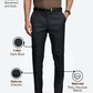 Raymond Men Blue Slim Fit Checks Trouser