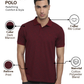 Park Avenue Men Maroon Slim Fit Print Polo Neck Collar T-shirt