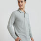 Colorplus Grey Solid Regular Fit Cotton T-Shirt