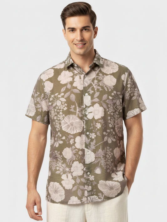 Colorplus Green Casual Shirt