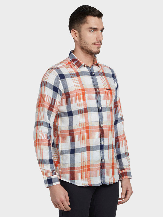 Colorplus Orange Casual Shirt 