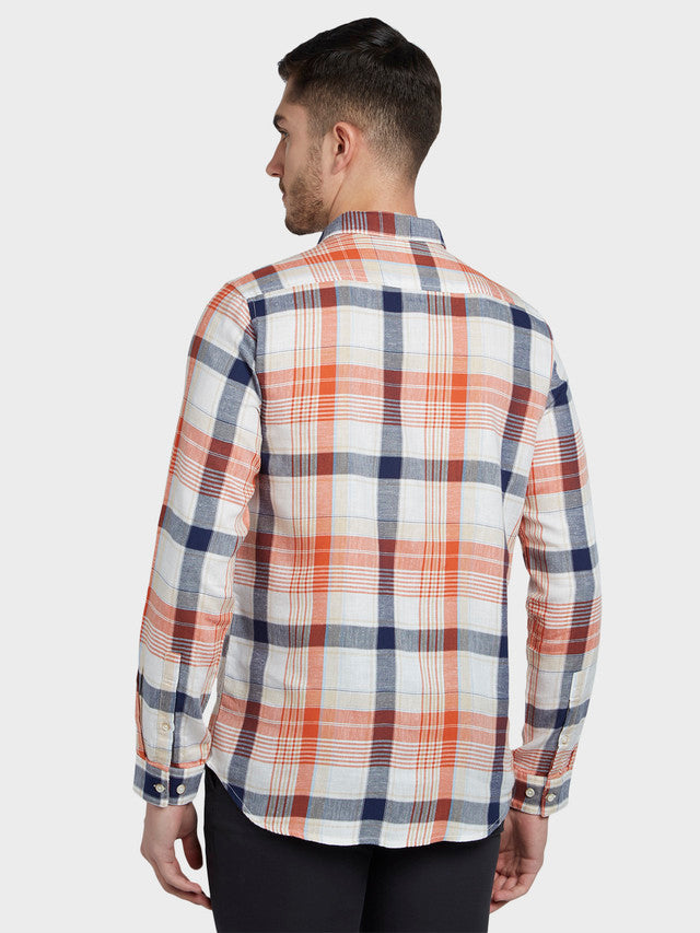 Colorplus Orange Casual Shirt 