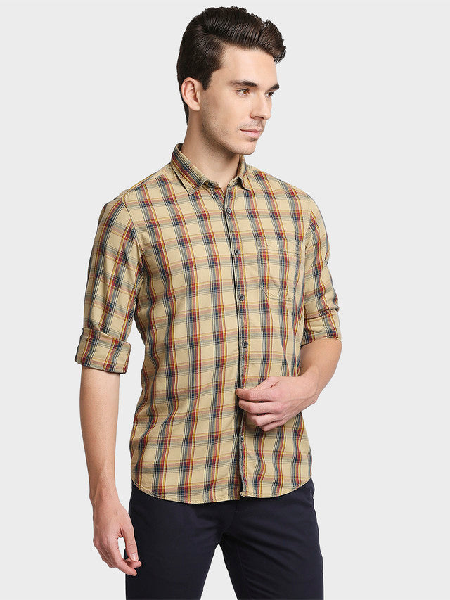 Colorplus Beige Casual Shirt 