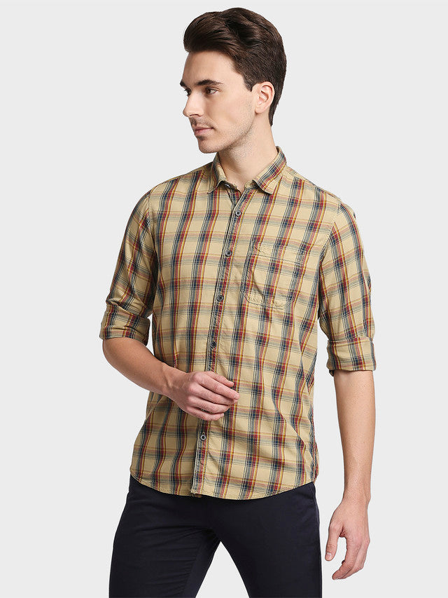 Colorplus Beige Casual Shirt 