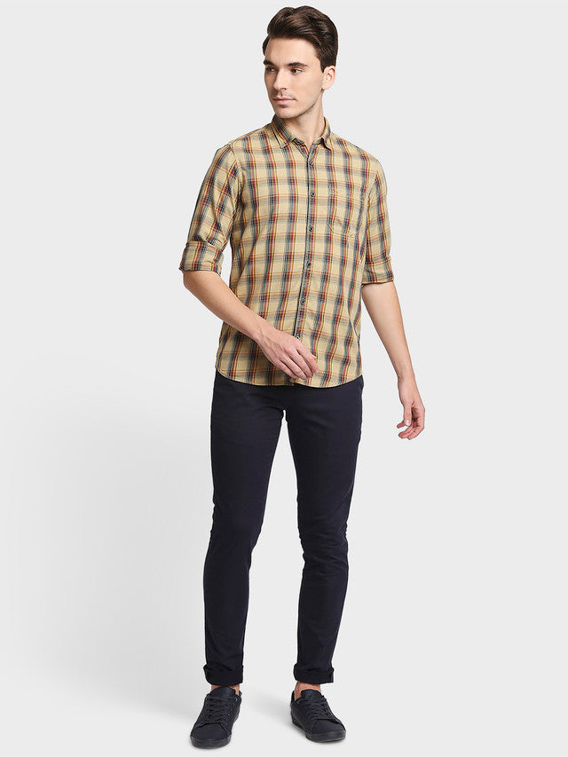 Colorplus Beige Casual Shirt 