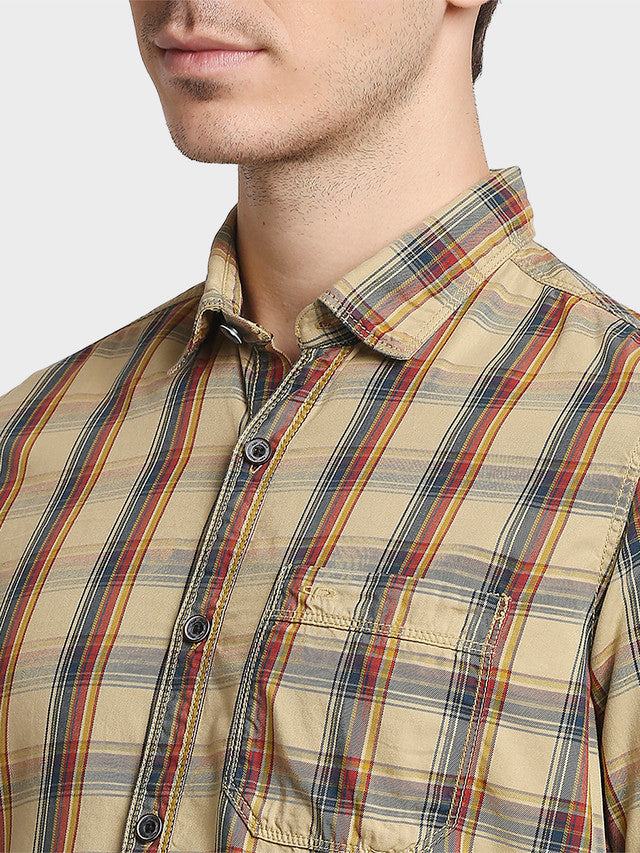 Colorplus Beige Casual Shirt 