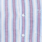 Colorplus Blue Stripe Contemporary Fit Tencel Cotton Blend Casual Shirt