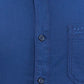 Colorplus Blue Solid Piece Dyed Slim Fit Full Sleeve Cotton Shirt