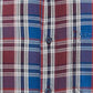 Colorplus Blue Checks Slim Fit Cotton Casual Shirt