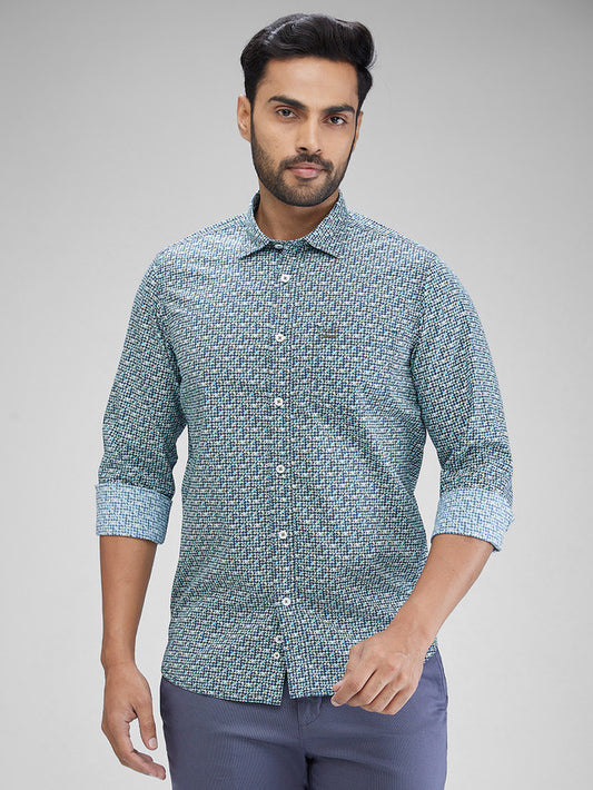 Colorplus Blue Casual Shirt 