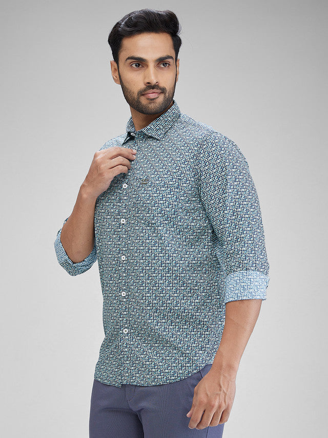 Colorplus Blue Casual Shirt 