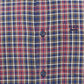 Colorplus Red Checks Slim Fit Cotton Casual Shirt