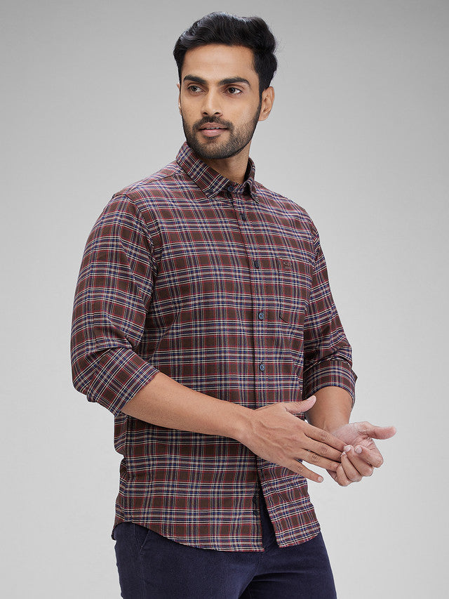 Colorplus Brown Casual Shirt 