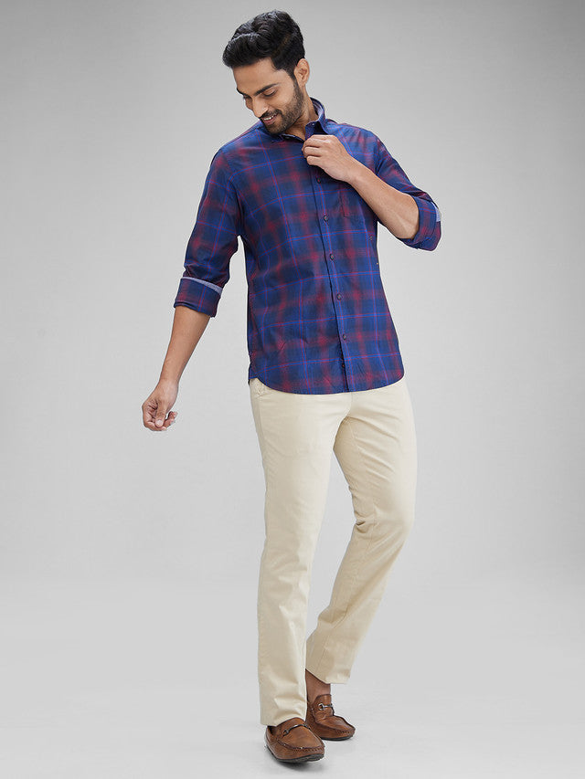 Colorplus Blue Casual Shirt 