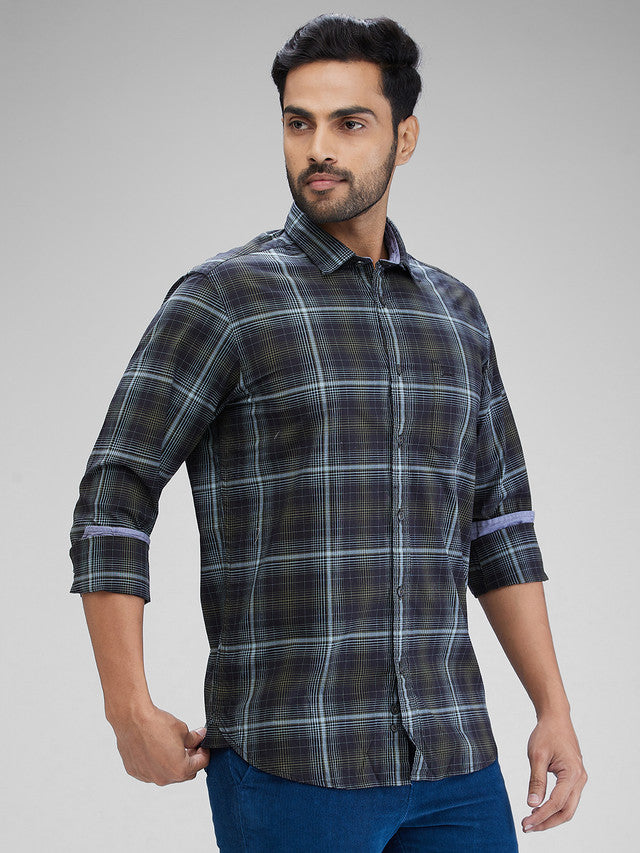 Colorplus Black Casual Shirt 