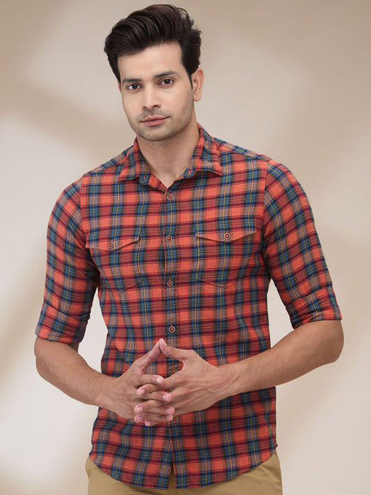 Colorplus Red Casual Shirt