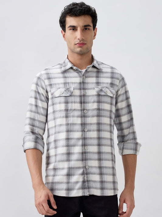 Colorplus Grey Casual Shirt