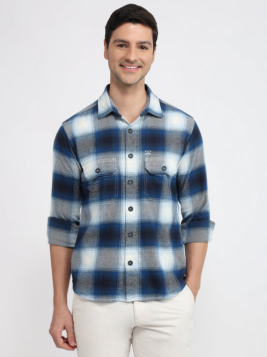 Colorplus Blue Casual Shirt