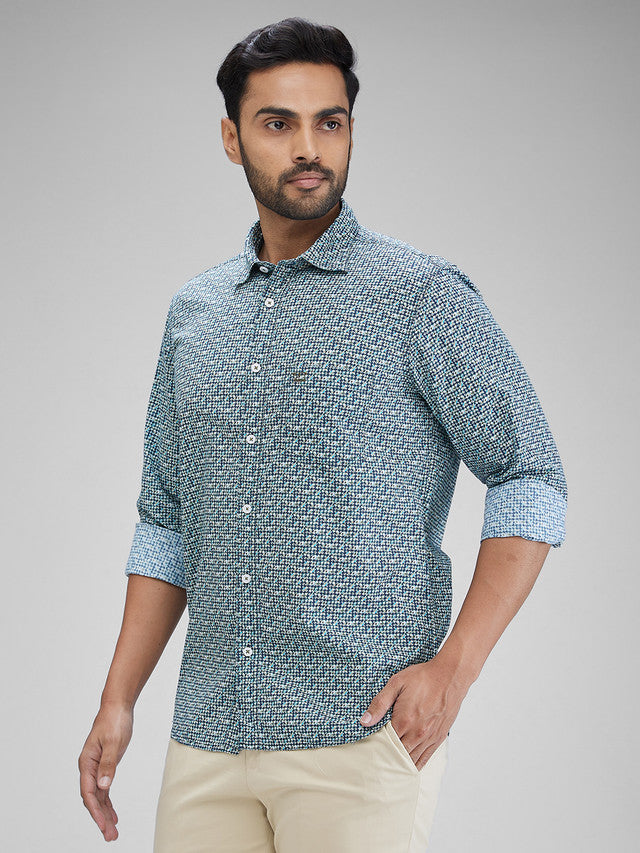 Colorplus Blue Casual Shirt 