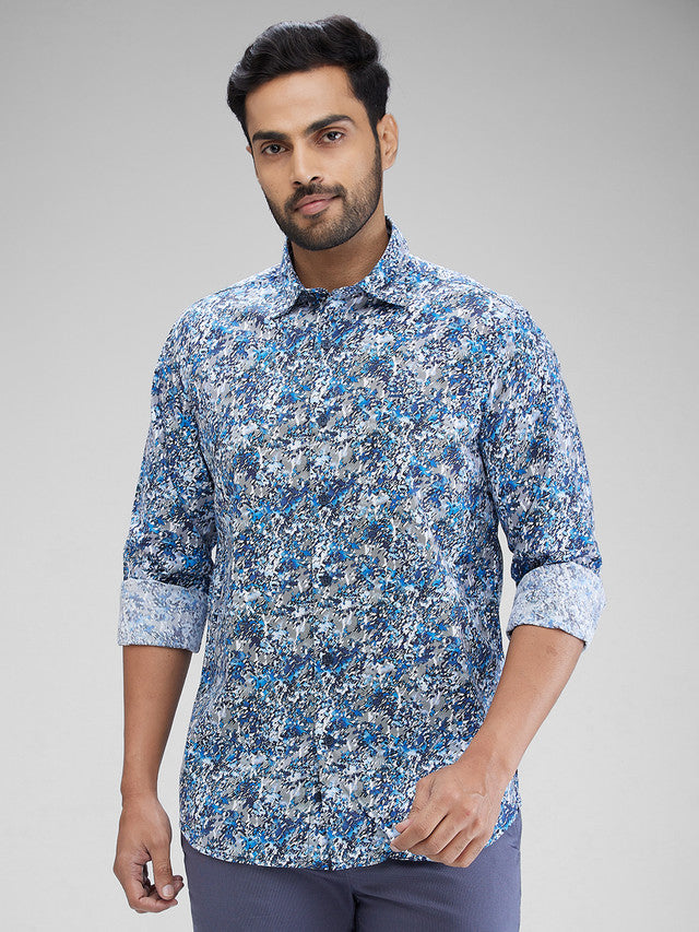 Colorplus Blue Casual Shirt 