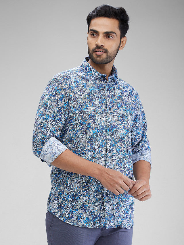 Colorplus Blue Casual Shirt 