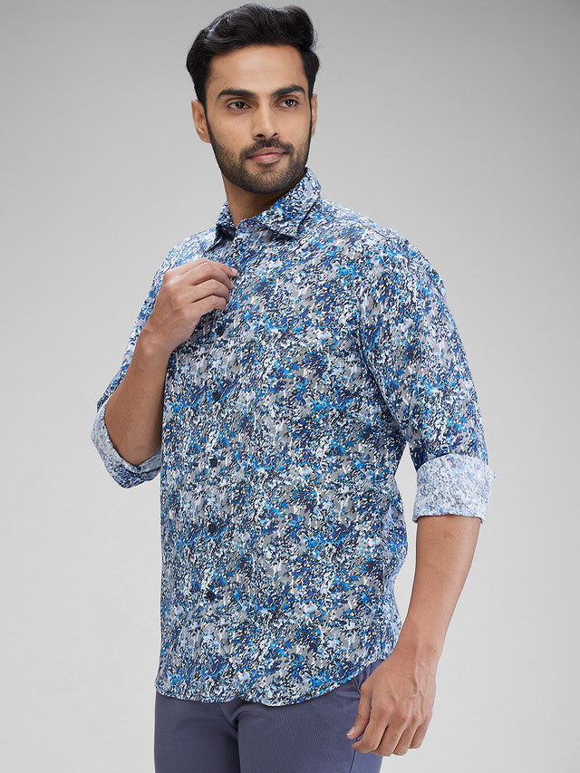 Colorplus Blue Casual Shirt 