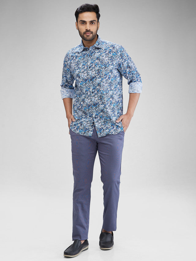 Colorplus Blue Casual Shirt 