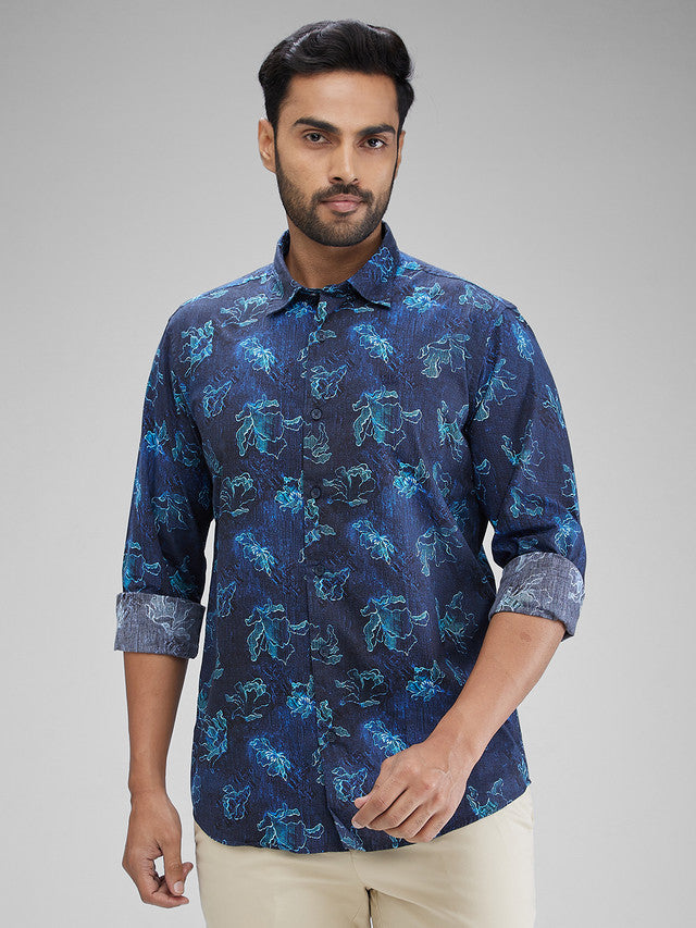 Colorplus Blue Casual Shirt 