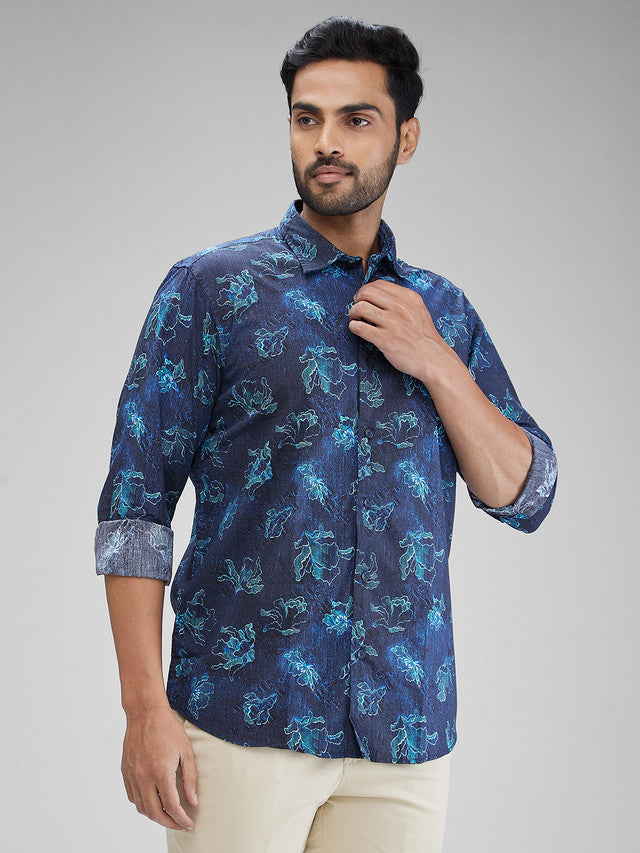 Colorplus Blue Casual Shirt 