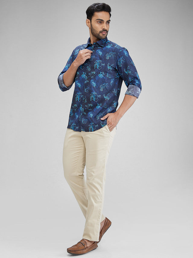 Colorplus Blue Casual Shirt 