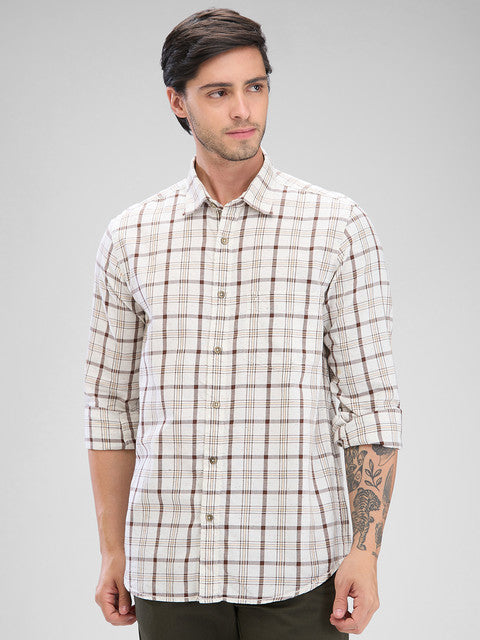 Colorplus Brown Casual Shirts