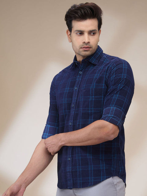 Colorplus Blue Casual Shirts