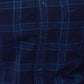 Colorplus Men Blue Regular Fit Checks Casual Shirt