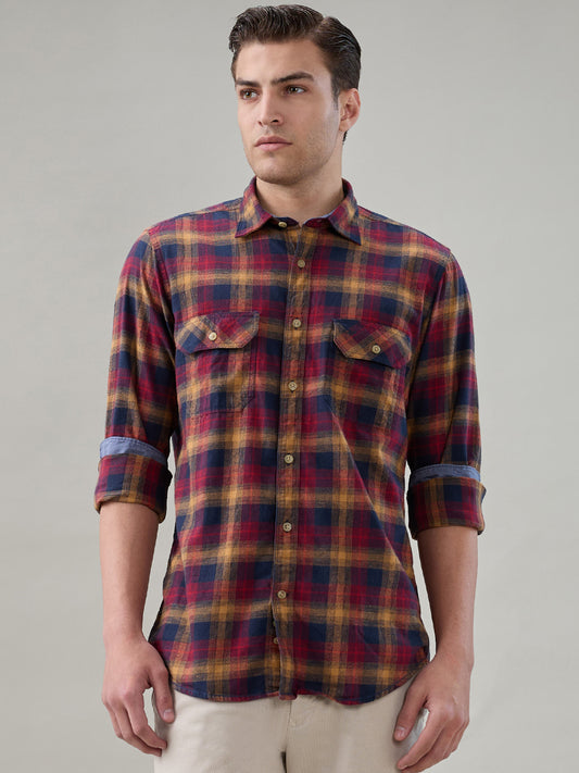 Colorplus Maroon Casual Shirt
