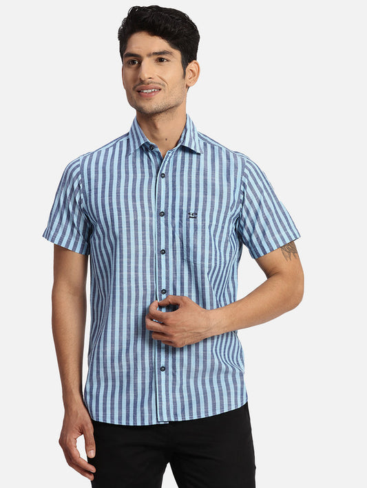 Colorplus Blue Casual Shirt