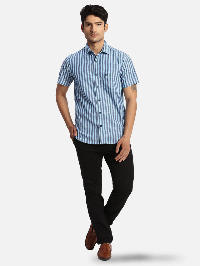 Colorplus Blue Casual Shirt