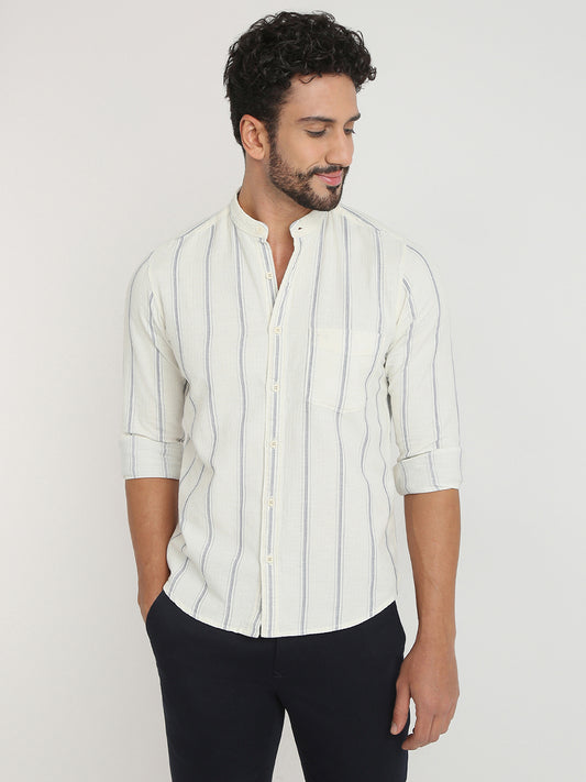ColorPlus Brown Casual Shirt 